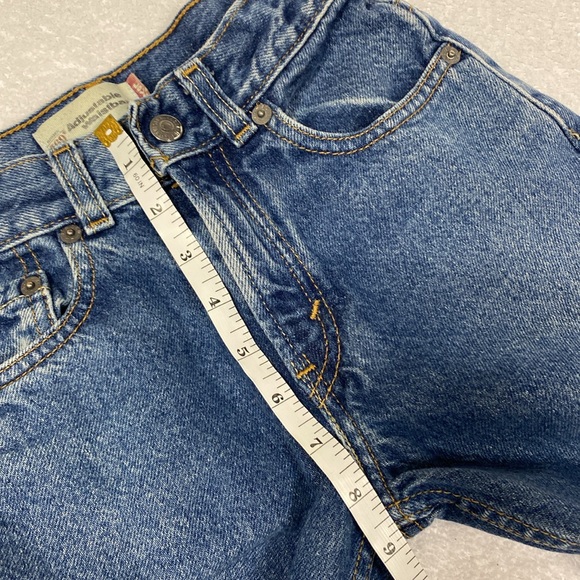 Y2K Levi’s 569 adjustable waist 100% cotton relaxed straight size 6r - Picture 4 of 11